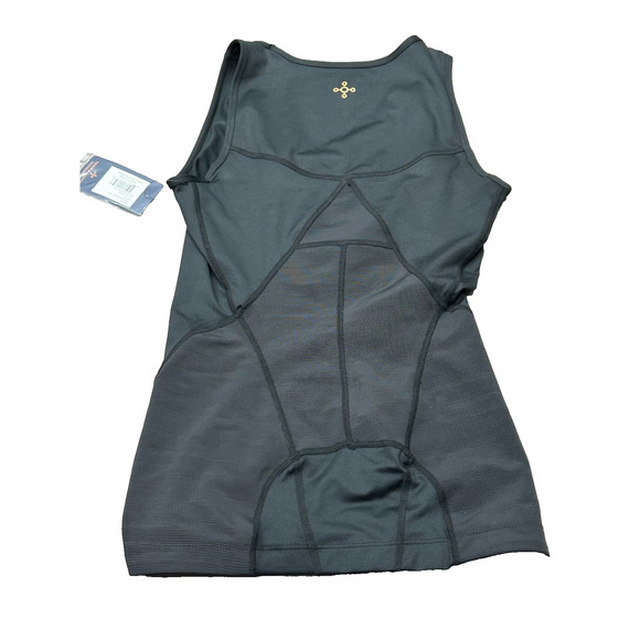 NWT Tommie Copper Womens Black Stretch Wide Strap Lower Back Support Tank Size M - Picture 3 of 8